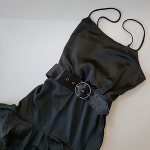 Forever 21 Short Ruffle Satin Dress for women's (M/medium)